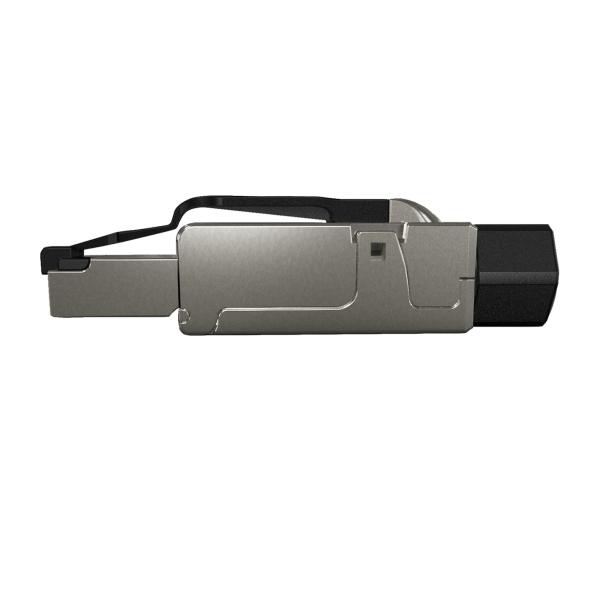 Konektor MPTL univerzálny RJ45 CAT6A STP samorezný SXRJ45-6A-STP-BK-SA1