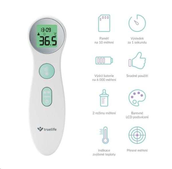 TrueLife Care Q6 - bezdotykový zdravotní teploměr3