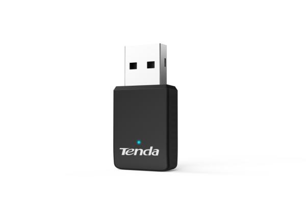 Tenda U9 WiFi AC650 USB adaptér, 633 Mb/ s (433 + 200 Mb/ s), 802.11 ac/ a/ b/ g/ n, OS Win XP/ 7/ 8/ 10/ 113