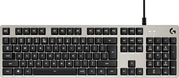 Logitech G413/ Drátová USB/ US-Layout/ Stříbrná