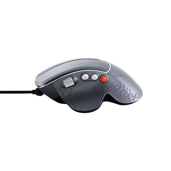 Canyon GM-12, Apstar herná myš, drôtová, optická, 800-6400 dpi, 6 program. tlač, bočné scroll, LED podsv.2