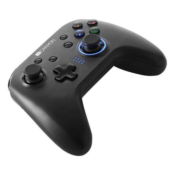 Canyon GP-W3, Gamepad 4v1 pre PC, Android, PS3, Nintendo Switch, bezdrôtový, motion senzor, USB-C nabíjací kábel1