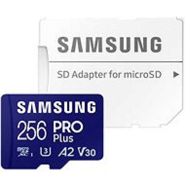 Samsung/ micro SDXC/ 256GB/ 180MBps/ Class 10/ + Adaptér/ Modrá1