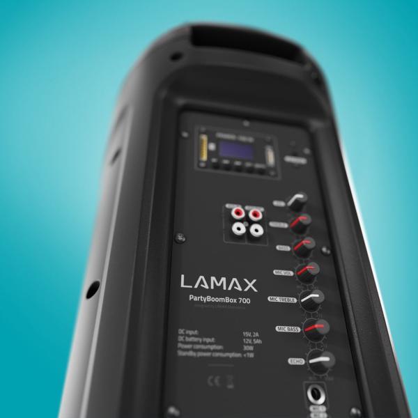 LAMAX PartyBoomBox700 - přenosný reproduktor7