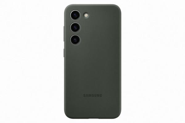 Samsung Silikónový zadný kryt pre Samsung Galaxy S23+, zelený