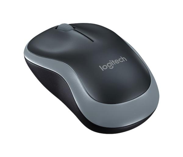 Logitech M185 nano/ Kancelárska/ Optická/ 1 000 DPI/ Bezdrôtová USB/ Šedá1