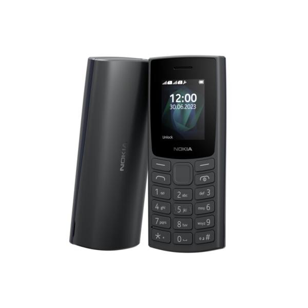 Nokia 105 Dual SIM,  2G,  černá (2023),  (CZ,  SK,  HU)