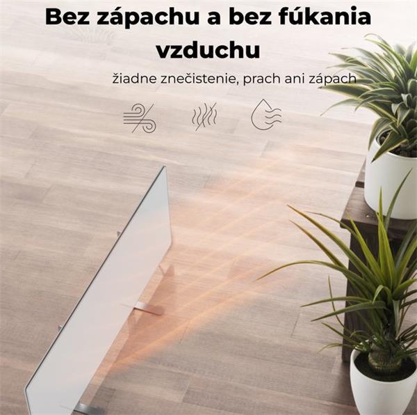 AENO AGH1S Premium Eco Smart Ohrievač, Biely, WI-FI, max 700W, Infra11