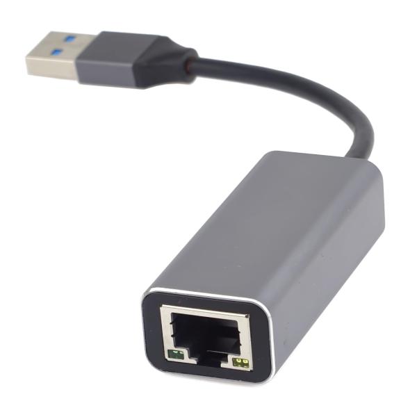 PremiumCord adaptér USB3.0 -> LAN RJ45 ETHERNET 10/ 100/ 1000 MBIT Aluminium