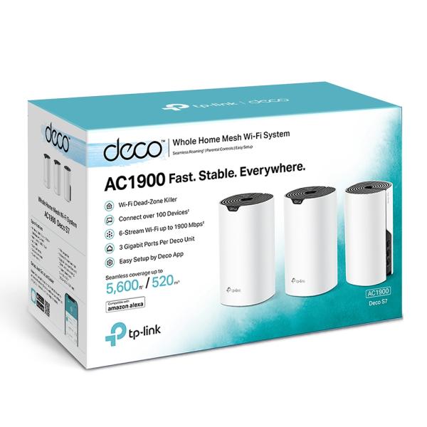 TP-Link AC1900 Whole-Home WiFi System Deco S7(3-pack)1