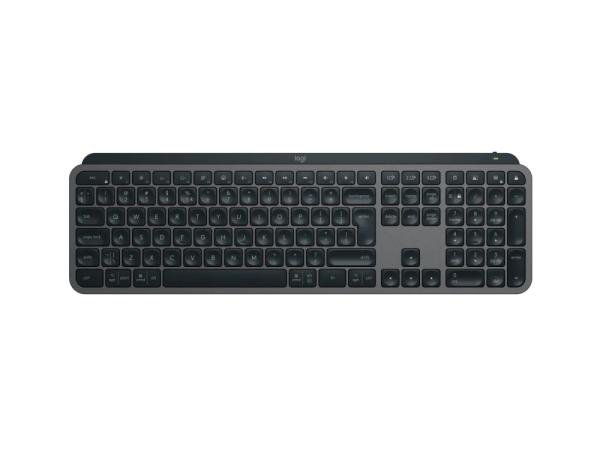 Logitech MX KEYS S/ Bezdrátová USB + Bluetooth/ CZ-SK layout/ Grafitová