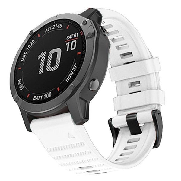 RhinoTech řemínek pro Garmin QuickFit silikonový outdoor 22mm bílý2