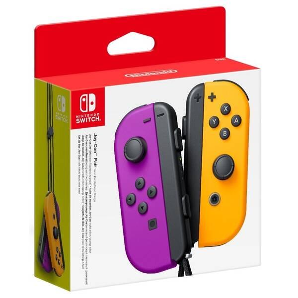 Gamepad Nintendo Joy-Con Pair Neon Purple Neon Orange