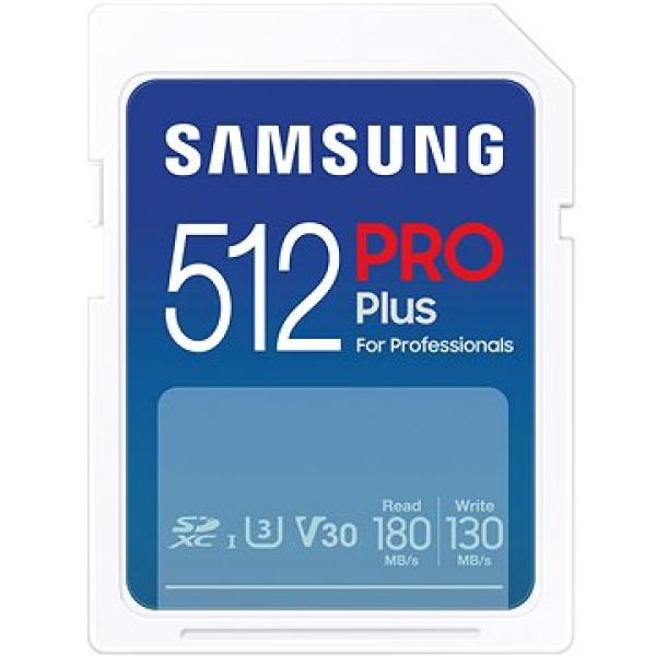 Samsung/ SDXC/ 512GB/ 180MBps/ Class 10/ Modrá