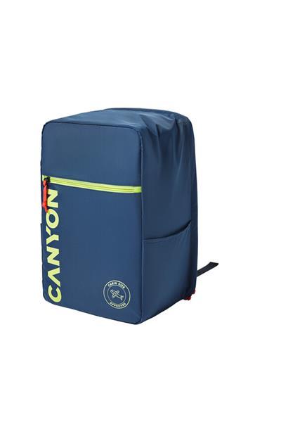 Canyon CSZ-02, batoh na notebook - palubovka, do veľkosti 15,6&quot;,  mechanizmus proti zlodejom, 20l, modrý2