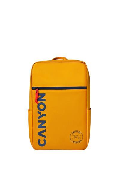 Canyon CSZ-02, batoh na notebook - palubovka, do veľkosti 15,6&quot;,  mechanizmus proti zlodejom, 20l, žltý1
