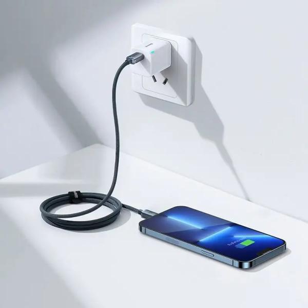 Baseus CAJY000201 Crystal Shine Series Dátový Kábel USB-C - Lightning 20W 1, 2m Black7