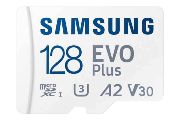 Samsung EVO Plus/ micro SDXC/ 128GB/ UHS-I U3 / Class 10/ + Adaptér/ Biela3