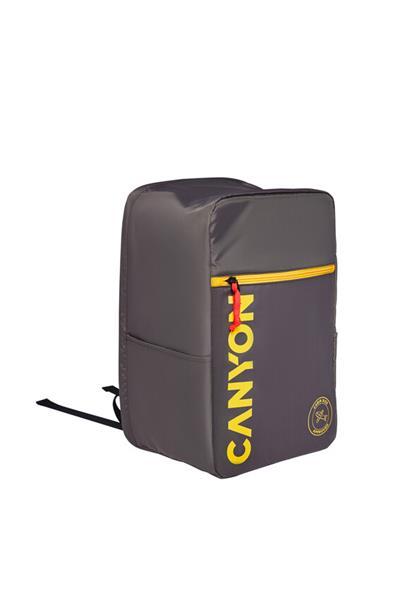 Canyon CSZ-02, batoh na notebook - palubovka, do veľkosti 15,6&quot;,  mechanizmus proti zlodejom, 20l, šedý2