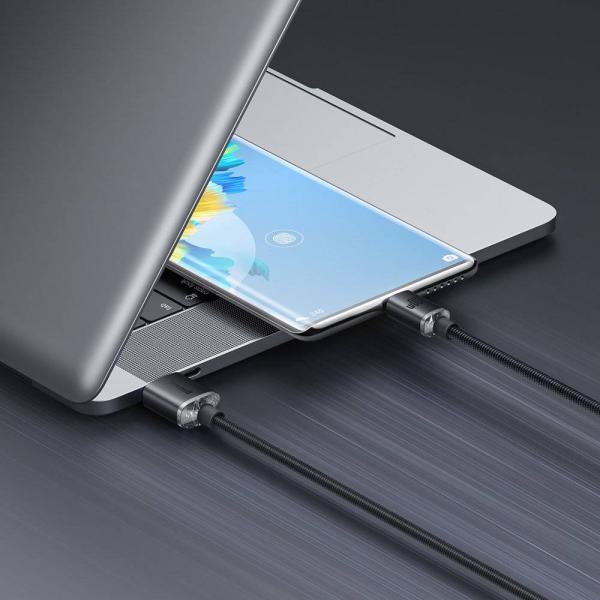 Baseus CAJY000501 Crystal Shine Series Dátový Kábel USB - USB-C 100W 2m Black5
