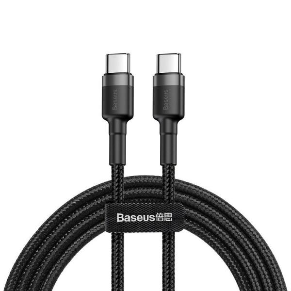 Baseus CATKLF-GG1 Cafule Kábel USB-C 60W 1m Gray/ Black