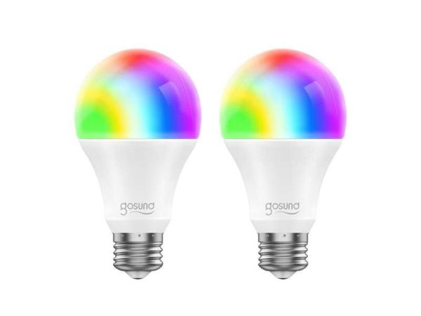 GOSUND Smart LED žiarovka E27 8W RGB GOSUND WB4 WiFi Tuya sada 2ks