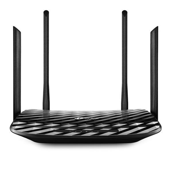 TP-LINK &quot;AC1300 Dual-Band Wi-Fi Gigabit RouterSPEED: 400 Mbps at 2.4 GHz + 867 Mbps at 5 GHzSPEC: 4× Antennas, 1× Giga