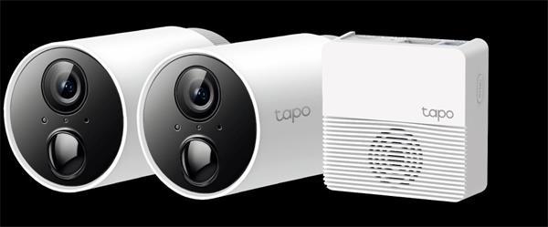 Tapo C400S2 smart cam battery systém 2×Tapo C400+1×Tapo H200