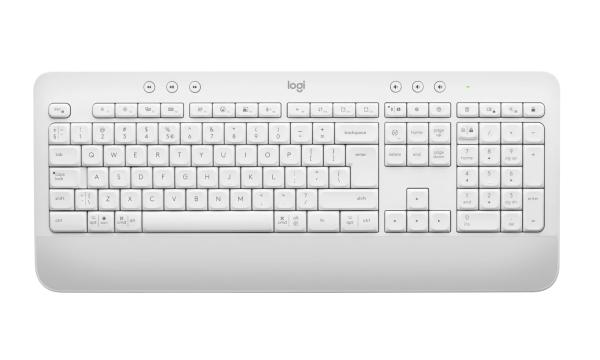 Logitech Klávesnice Signature K650, CZ-SK, bílá/šedá
