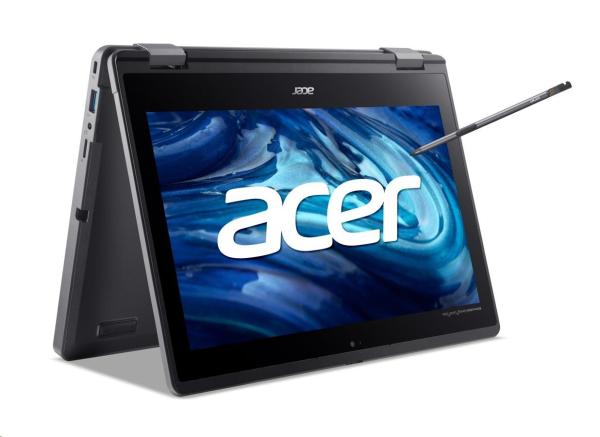 ACER NTB EDU TravelMate Spin B3 (TMB311RN-33-TCO-C0QL), Intel N100, 11.6" FHD, 4GB, 128G SSD, Intel UHD, W11P, Black9