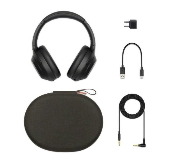 Sony bezdrátová sluchátka WH-1000XM4, EU, černá0