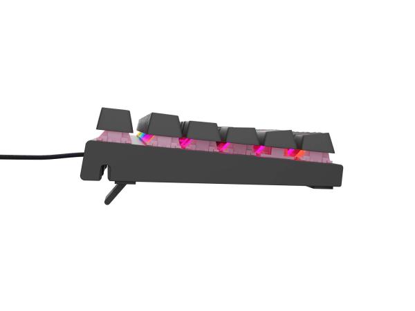 Genesis tichá herná klávesnica THOR 303/ TKL/ RGB/ Outemu Peach/ Drôtová USB/ CZ- SK layout/ Čierna4