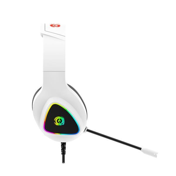 Canyon GH-6, Shadder herný headset, USB / 2x 3.5mm jack, 2m kábel, multicolor RGB podsvietenie, biely2