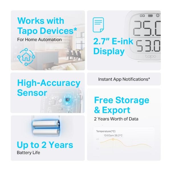 TP-Link Tapo T315 Chytrý teplomer2