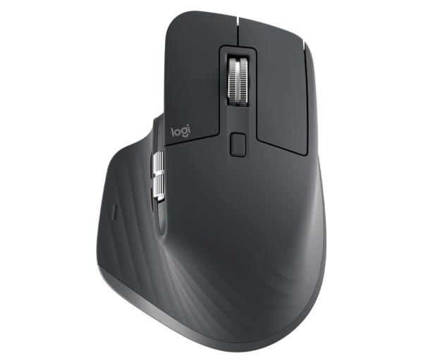 LOGITECH MX Master 3S/ Kancelárska/ Laserová/ Pre pravákov/ 8 000 DPI/ USB+BT/ Grafitová