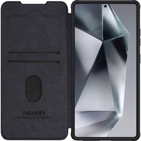 SAMSUNG Nillkin Qin Book PRO Puzdro pre Samsung Galaxy S25 Ultra čierny5