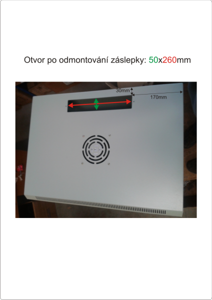 Datacom 19&quot; rozvádzač jednodielny 15U/ hl.450mm1