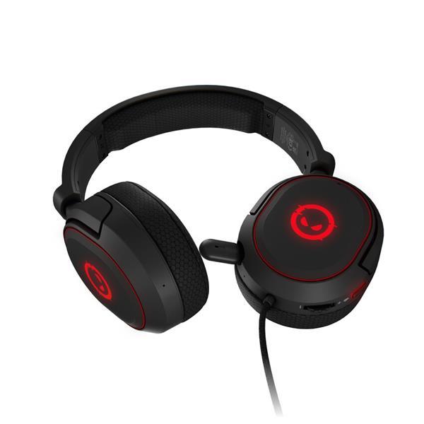 Lorgar Kaya 460, herný headset pre najvýkonnejších hráčov, USB-A, LED indikácia hovoru, čierny3