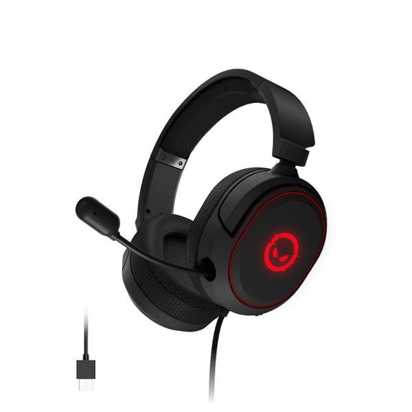 Lorgar Kaya 460, herný headset pre najvýkonnejších hráčov, USB-A, LED indikácia hovoru, čierny6