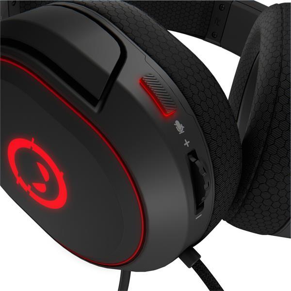 Lorgar Kaya 460, herný headset pre najvýkonnejších hráčov, USB-A, LED indikácia hovoru, čierny9