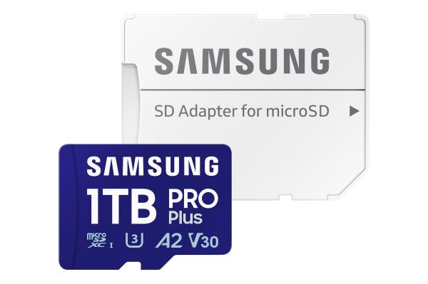 Samsung PRO Plus/ micro SDXC/ 1TB/ UHS-I U3 / Class 10/ + Adaptér/ Modrá