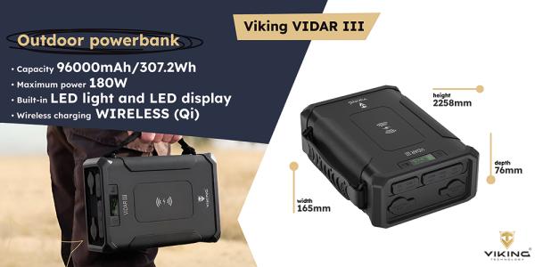 Outdoorová powerbanka Viking VIDAR III16
