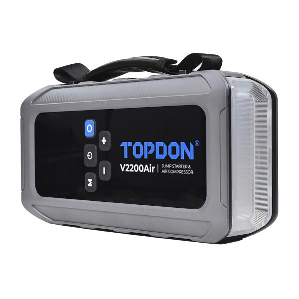 TOPDON Car Jump Starter JumpSurge V2200air/ 12000mAh/ max výstupný prúd 2200A/ 4-150PSI13