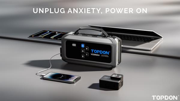 TOPDON Car Jump Starter JumpSurge V2200air/ 12000mAh/ max výstupný prúd 2200A/ 4-150PSI5