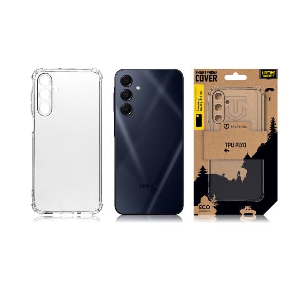 Tactical TPU Plyo Kryt pre Samsung Galaxy A16 5G Transparent2