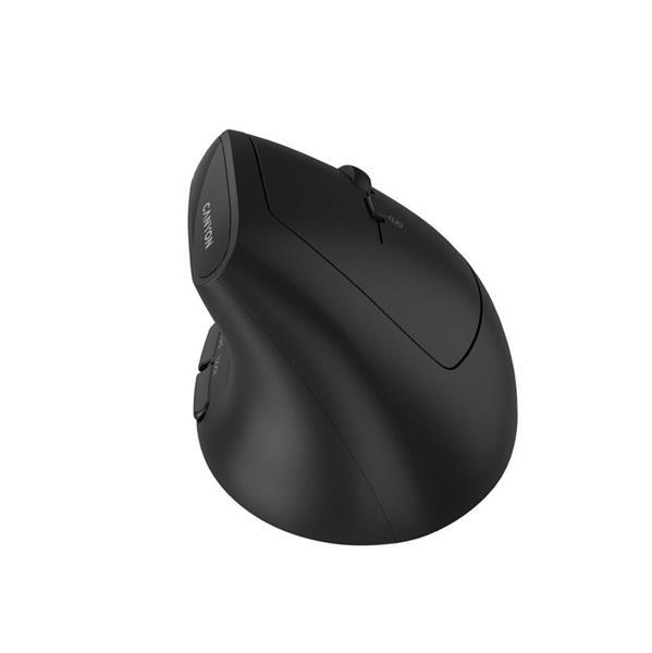 Canyon MW-25, 2v1 vertikálna bezdrôtová optická myš, BT/ 2.4 GHz , 2400 dpi, LED indikácia, 1xAA batéria, čierna7