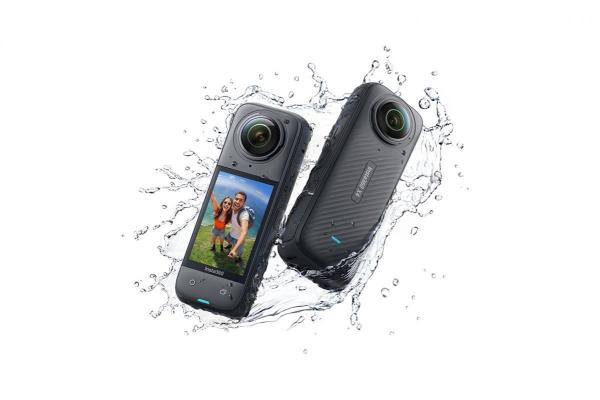 Insta360 X4 akční kamera, 8K / 30 fps, 4K/ až 100 fps, 6osý gyroskop, 360° záběr, Active HDR, vodotěsná8