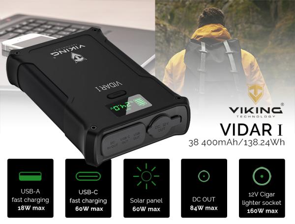Outdoorová powerbanka Viking VIDAR I15