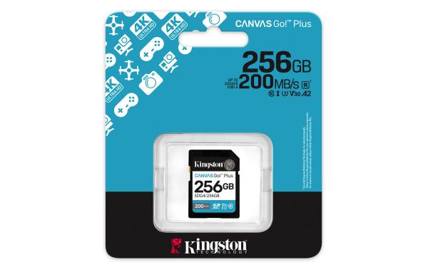 Kingston Canvas Go Plus/ SDXC/ 256 GB/ UHS-I U3 / Class 100