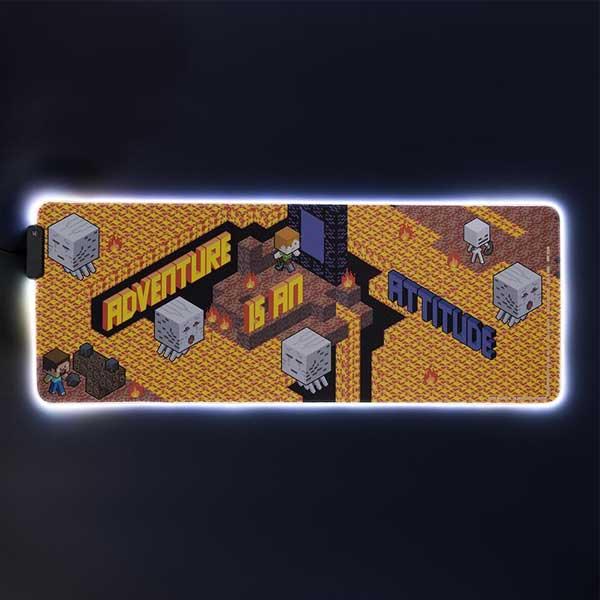 Paladone Light Up Desk Mat (Minecraft)3